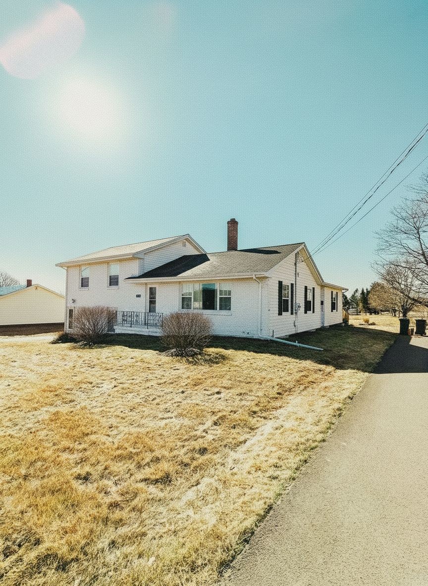 Painted white brick house before and after visualizer