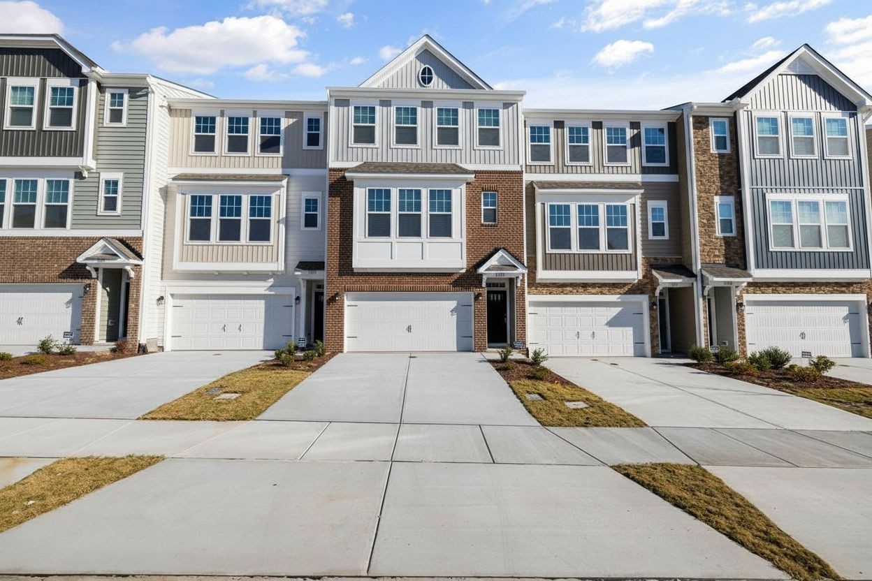 Dove gray townhome exterior paint visualizer